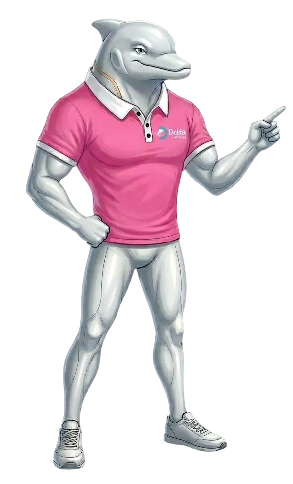Mascotte Delfa nettoyage